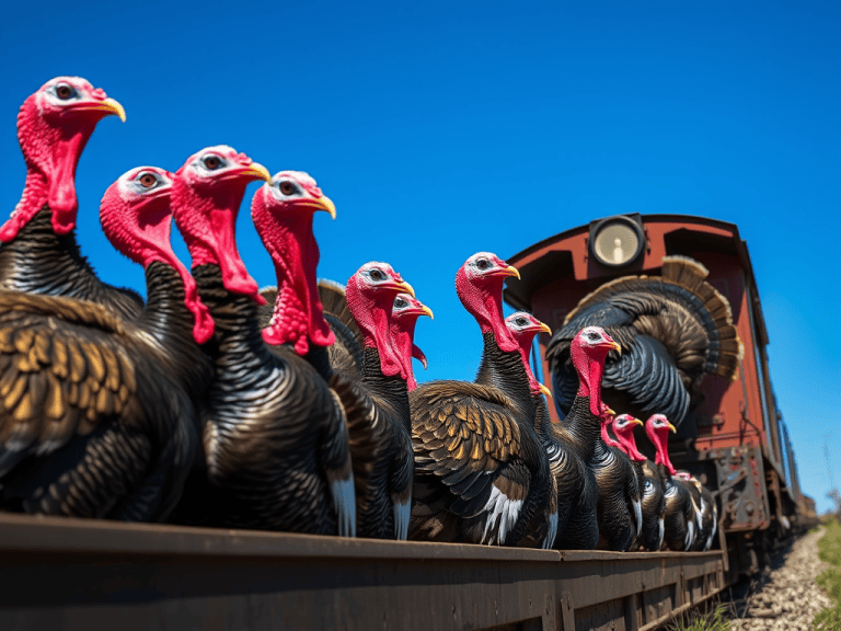 Turkeys on the Train – John Cowgill: Stories of the Railroad