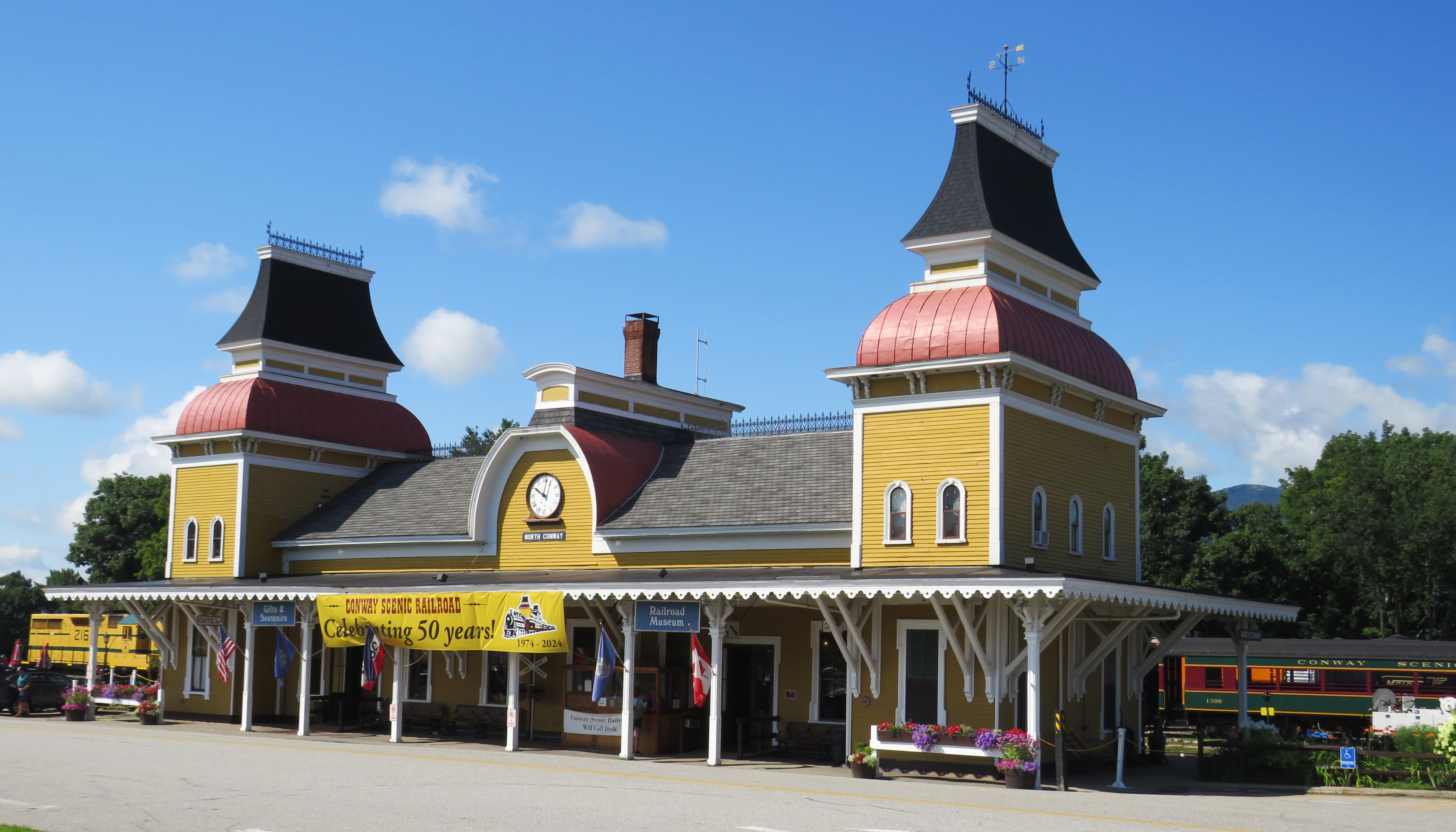 The Conway Scenic Railroad, North Conway, New Hampshire – John